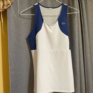 Lacoste mesh tennis tank